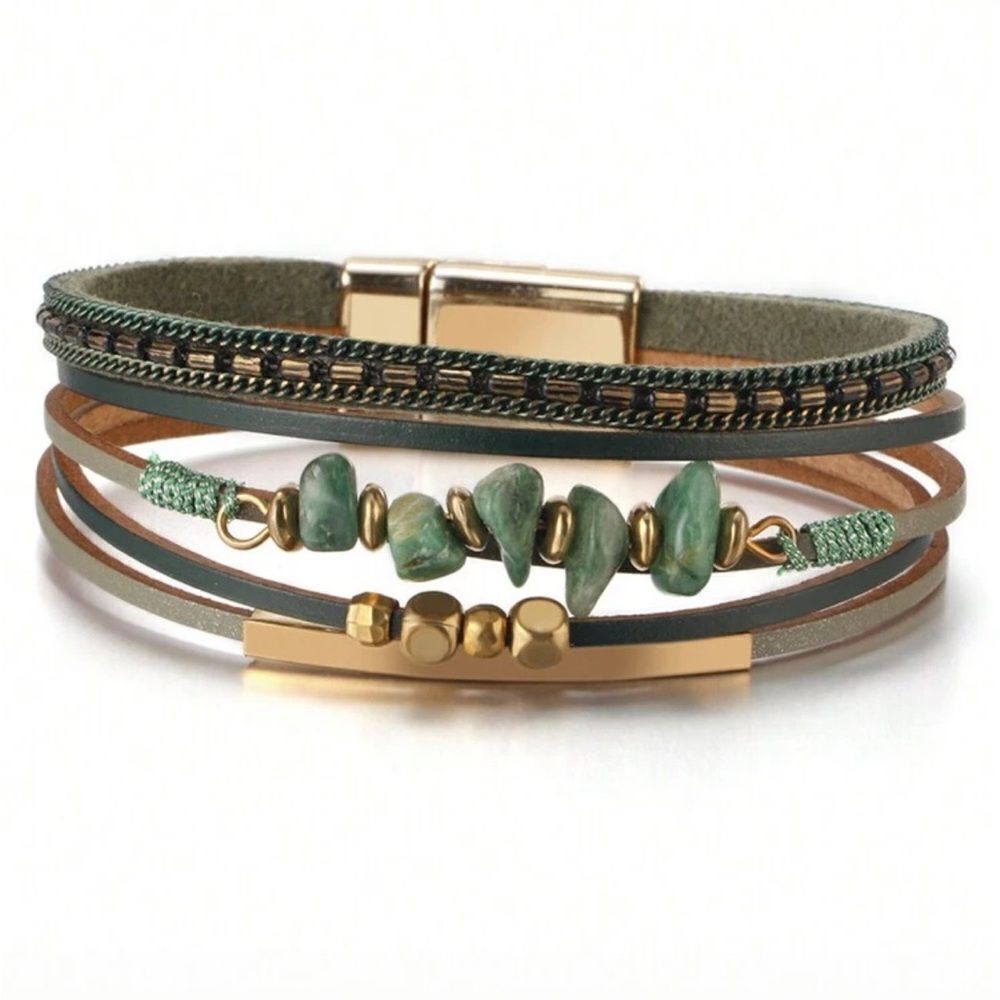 Boho stone Bracelet #1596